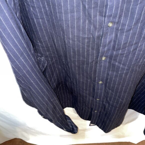 Untuckit Men’s Dress Shirt Size 3XL Black Striped Going Out Party - Picture 6 of 12